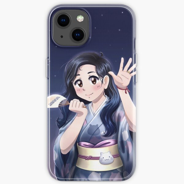 Girl with Yukata iPhone Soft Case