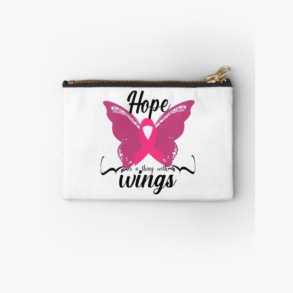 Item preview, Hope is a thing with wings Breast Cancer Pink Ribbon designed and sold by FamilyCurios.