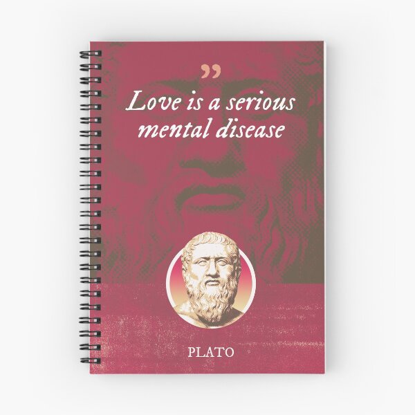 Item preview, Plato - Love is a serious mental disease designed and sold by Syahrasi.
