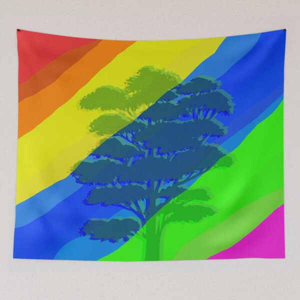 Item preview, Tree on rainbow designed and sold by Tramontane Designs.