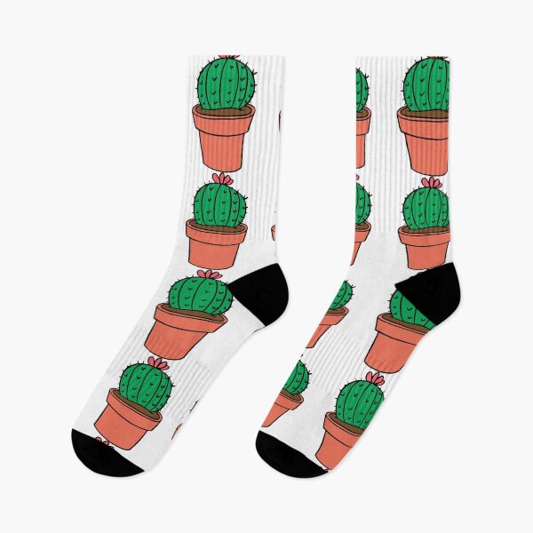 Item preview, prickly cactus with pink flowers designed and sold by itsarti.