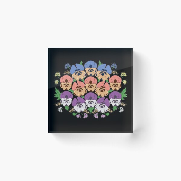 Item preview, Pansies Flowers - Cute Floral Vintage Pansy Lover Gift designed and sold by r-silver.