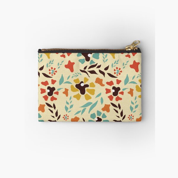 Item preview, stylized retro color flowers designed and sold by cemreyigitsahin.