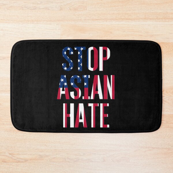 Item preview, Stop Asian Hate with an American flag  AAPI Asian Lives Matter Sticker designed and sold by R.U BOLD.
