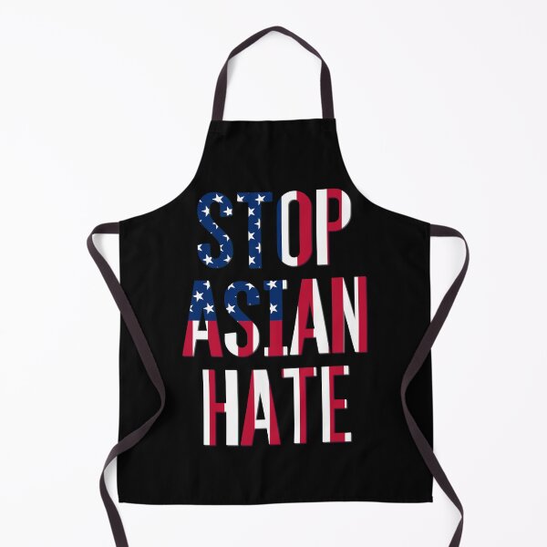 Item preview, Stop Asian Hate with an American flag  AAPI Asian Lives Matter Sticker designed and sold by R.U BOLD.