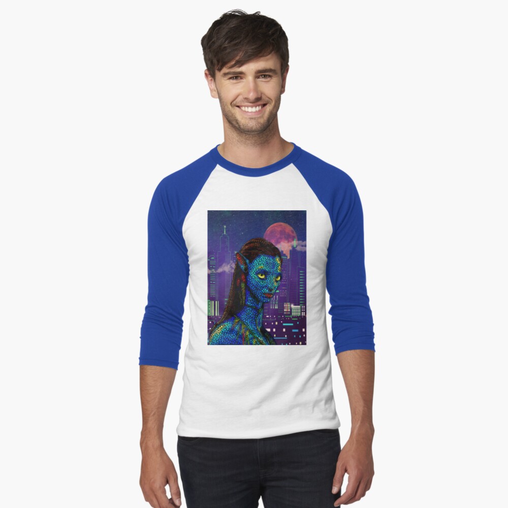 Item preview, Baseball ¾ Sleeve T-Shirt designed and sold by Vk91art.