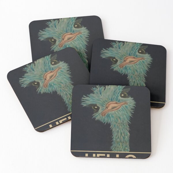 Item preview, Beauty Little Ostrich Hello Sweet Cheeks designed and sold by faraspirre.