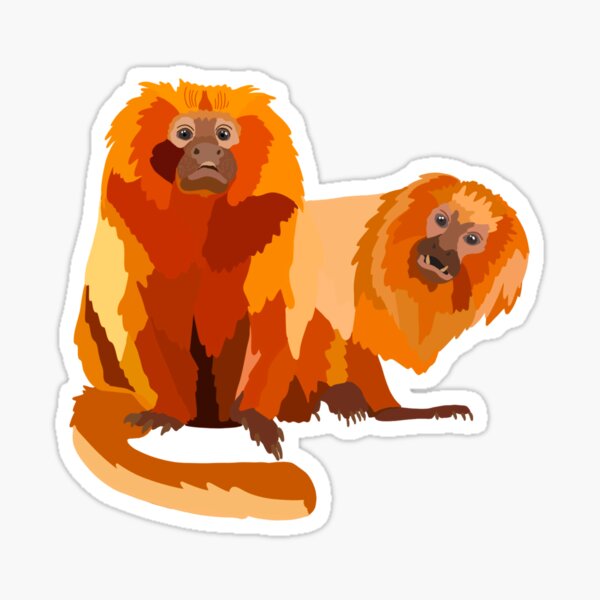 G is for Golden Lion Tamarin Sticker