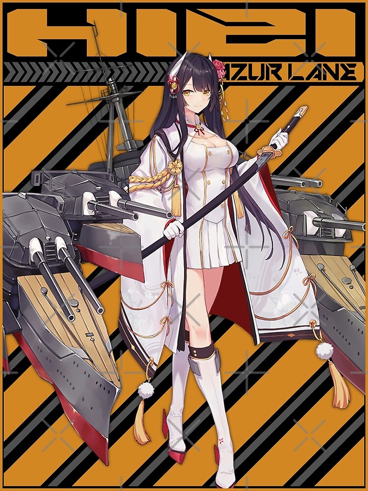 AZUR LANE HIEI Poster For Sale By VotreVPX Redbubble