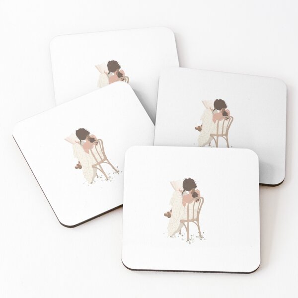 Item preview,  Summer drawing, a girl in a dress sits on a chair and reads a book designed and sold by MOSSSART.