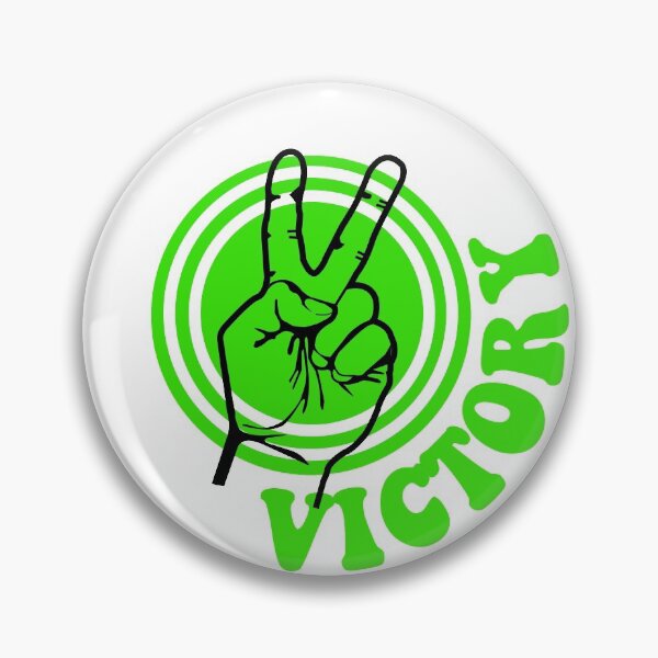 Item preview, V for Victory (Green) designed and sold by BrazenSwagger.