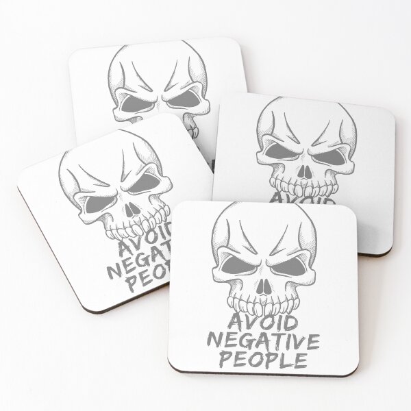 Item preview, Avoid Negative People skull  designed and sold by nevertheless-.