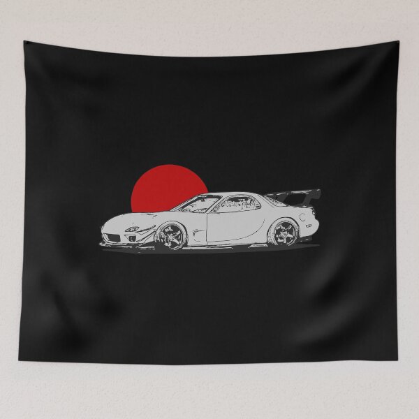 Item preview, Sketched Oldschool FD3S designed and sold by ILLUSTRIOUSEUROS.