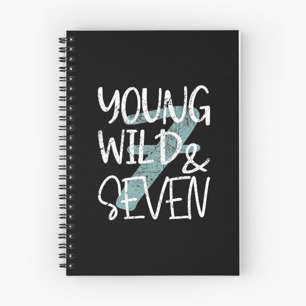 Item preview, Young Wild and seven 7th birthday designed and sold by Kalli-design.