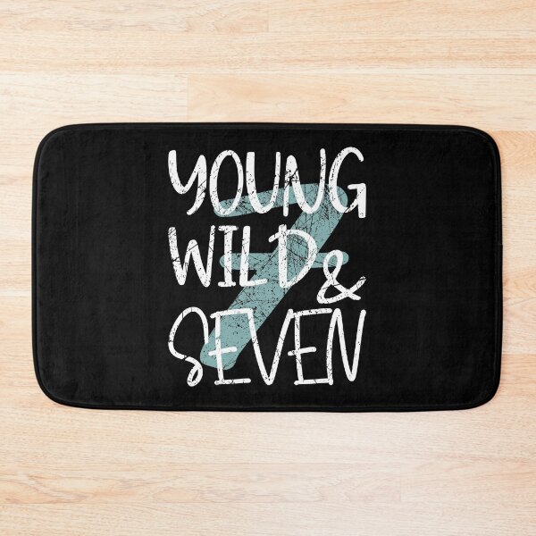 Item preview, Young Wild and seven 7th birthday designed and sold by Kalli-design.
