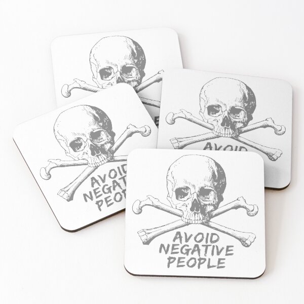 Item preview, Avoid Negative People skull  designed and sold by nevertheless-.