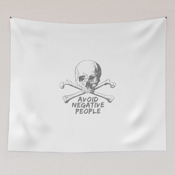 Item preview, Avoid Negative People skull  designed and sold by nevertheless-.