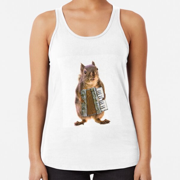 Womens Boxing SQUIRREL Muscle Sleeveless Racerback T-shirt Tee