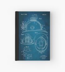 Firefighter Helmet Patent 1965 Hardcover Journal