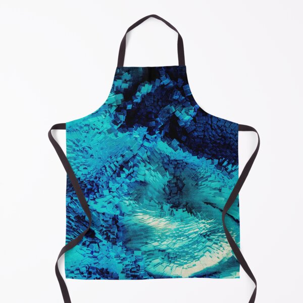 Item preview, Blue Pixels - Abstract Art designed and sold by BaldingSnail.