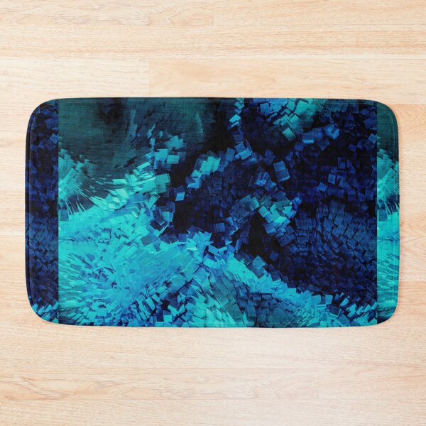 Item preview, Blue Pixels - Abstract Art designed and sold by BaldingSnail.