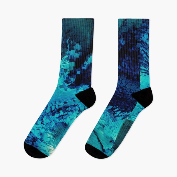 Item preview, Blue Pixels - Abstract Art designed and sold by BaldingSnail.