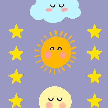 Artwork thumbnail, Sky theme sky pattern by Fatamimosh