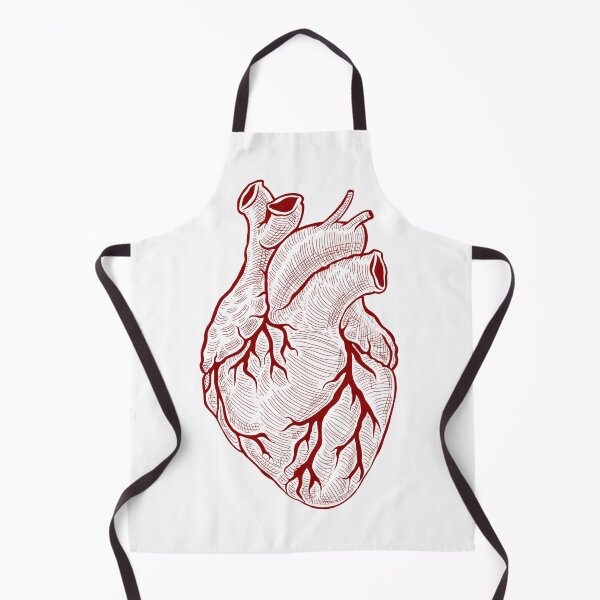 Item preview, Anatomical heart red - white background designed and sold by artsy-cici.
