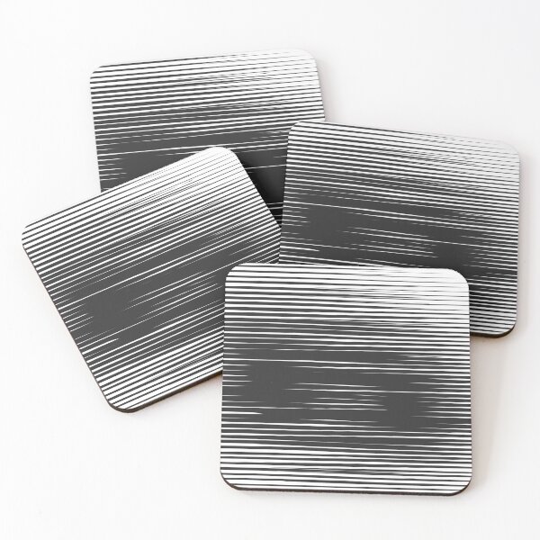 Item preview, Black and White Line Pattern designed and sold by hashnan21.
