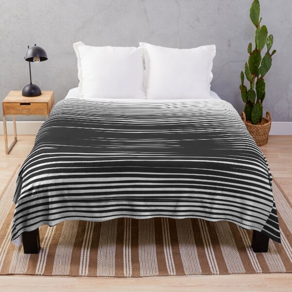 Item preview, Black and White Line Pattern designed and sold by hashnan21.