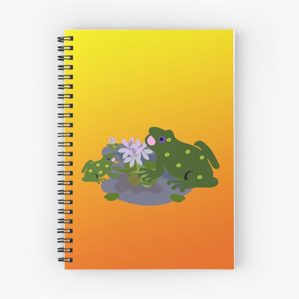 Artikelvorschau, zwei Frösche auf Lilly Pad entworfen und verkauft von Tramontane Designs.