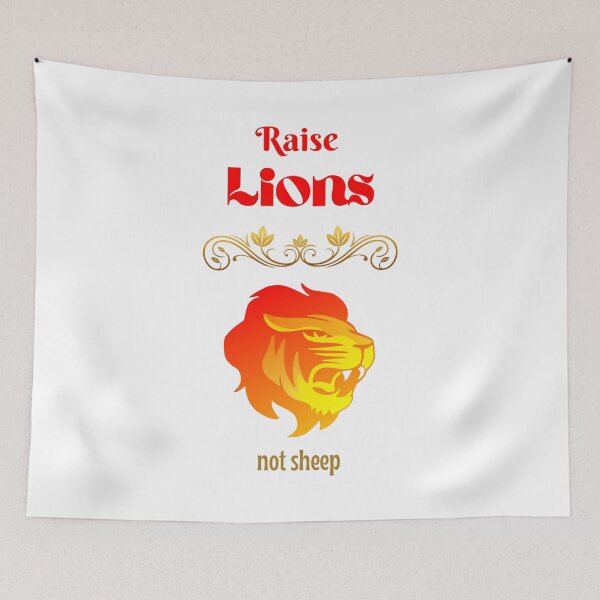 Item preview, Raise lions not sheep designed and sold by 2dmonkey.