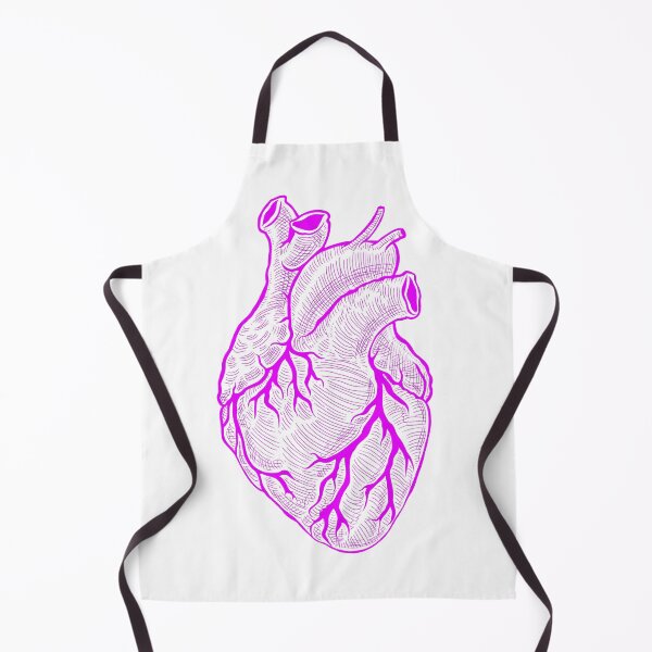 Item preview, Anatomical heart pink - white background designed and sold by artsy-cici.
