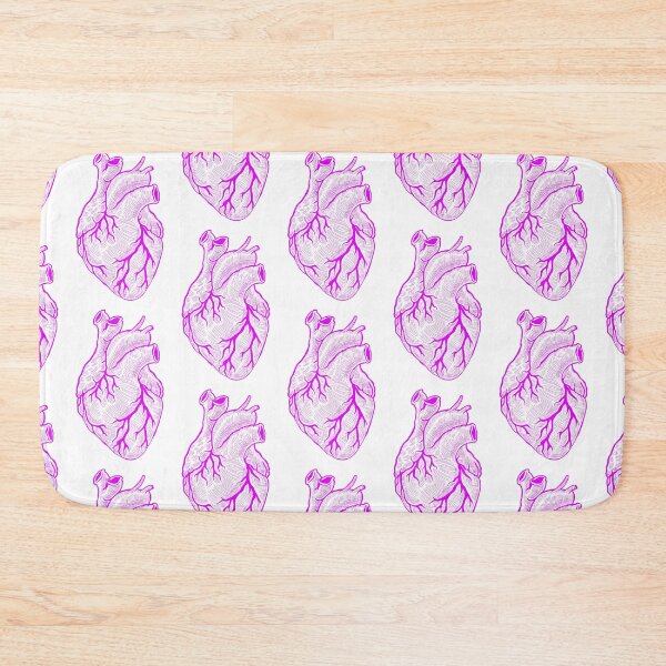 Item preview, Anatomical heart pink - white background designed and sold by artsy-cici.