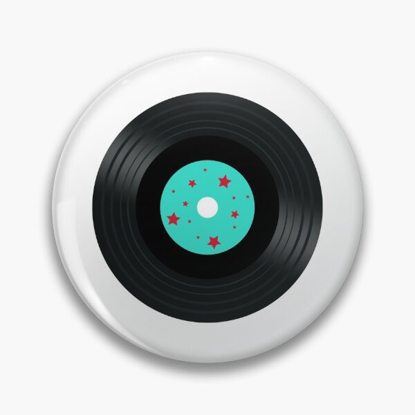 Item preview, Mint Green and Pink Red Star Vinyl Record   designed and sold by LeahsColorBox.