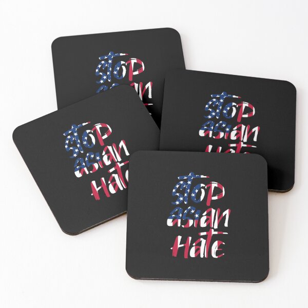 Item preview, Stop Asian Hate with an American flag  AAPI Asian Lives Matter Sticker designed and sold by R.U BOLD.