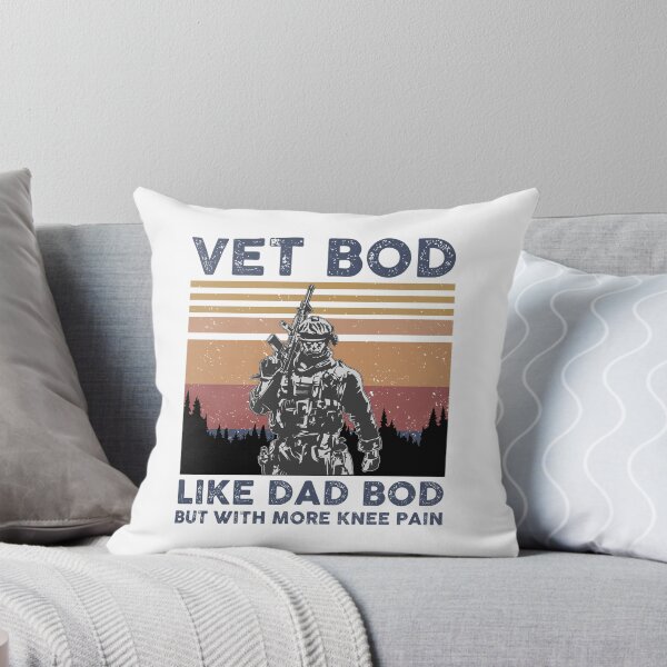 Item preview, Vet Bod Like Dad Bod But With More Knee Pain Veteran USA Flag TShirt Father's Day Gifts designed and sold by Realme9876.