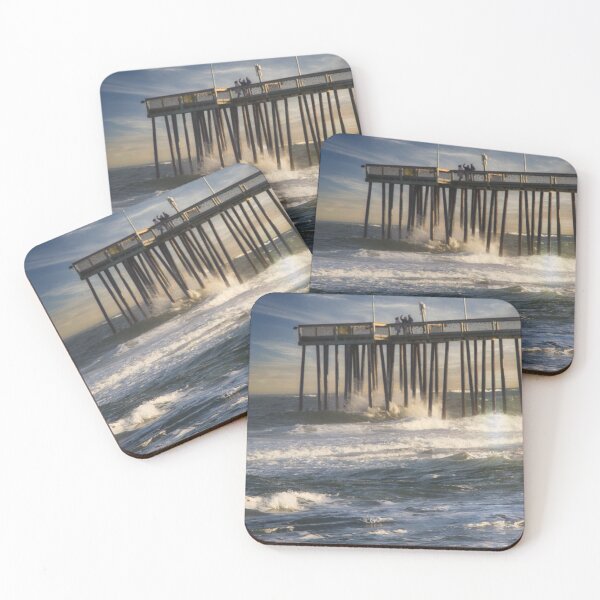 Item preview, Surf-Tossed Ocean City Pier designed and sold by Joy Goldman.