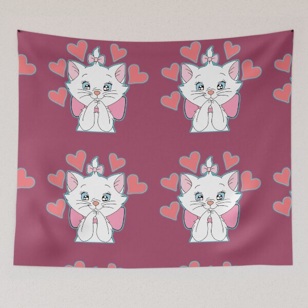 Item preview, cute cat with red nose designed and sold by aruvanita.