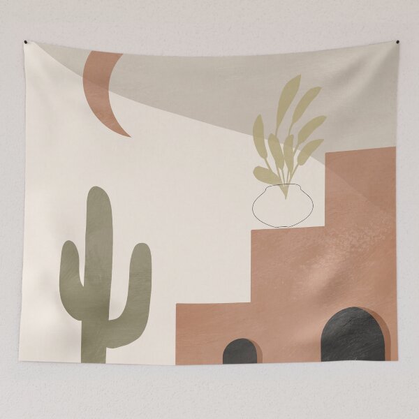 Item preview, Village in the desert designed and sold by StudioArtNew.