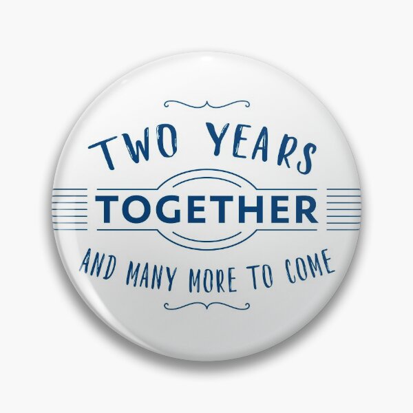 Item preview, Two Years together couple anniversary text designed and sold by IngaDesign.