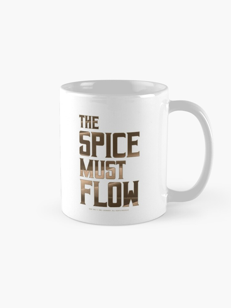 Thumbnail 5 of 6, Coffee Mug, Dune - The Spice Must Flow (Dark) - designed and sold by Printerially.