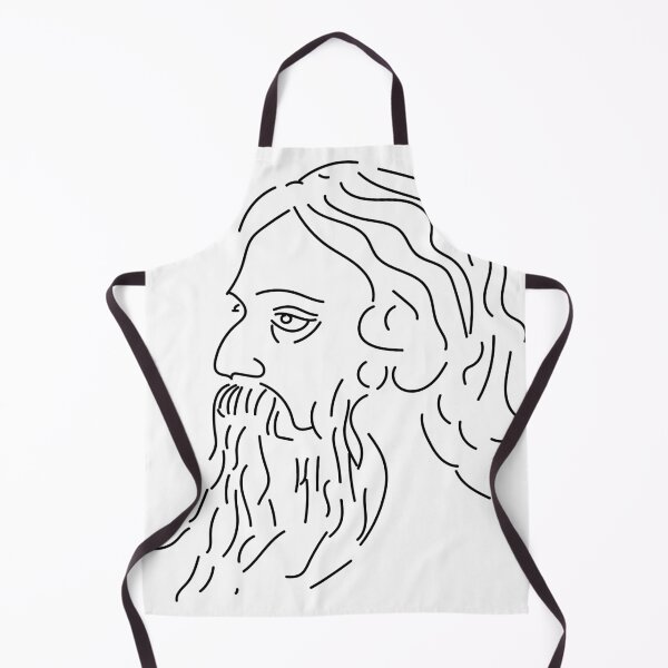 Item preview, Rabindranath Tagore black print designed and sold by FCEalin.