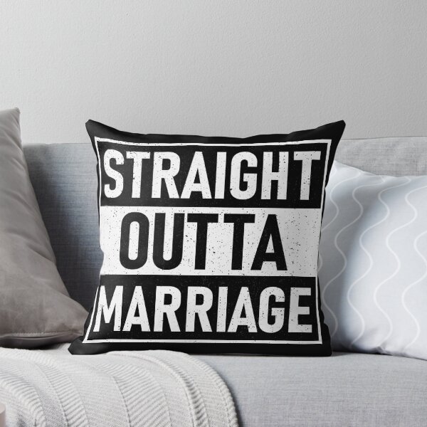 Item preview, Straight Outta Marriage Funny Divorce Bad Breakup Divorcee designed and sold by wackodesign.