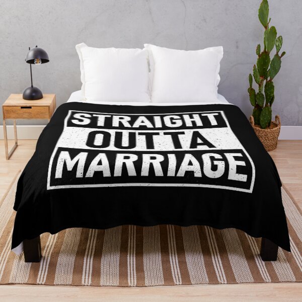 Item preview, Straight Outta Marriage Funny Divorce Bad Breakup Divorcee designed and sold by wackodesign.