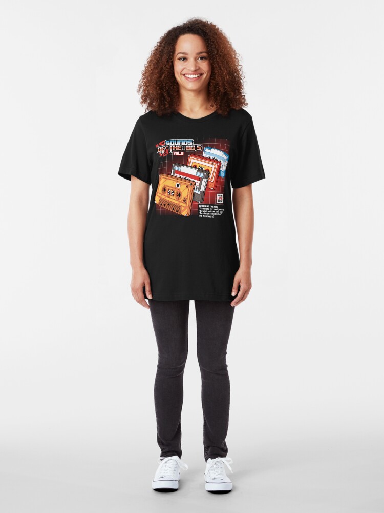 Alternate view of Sounds Of The 80s Vol.2 Slim Fit T-Shirt
