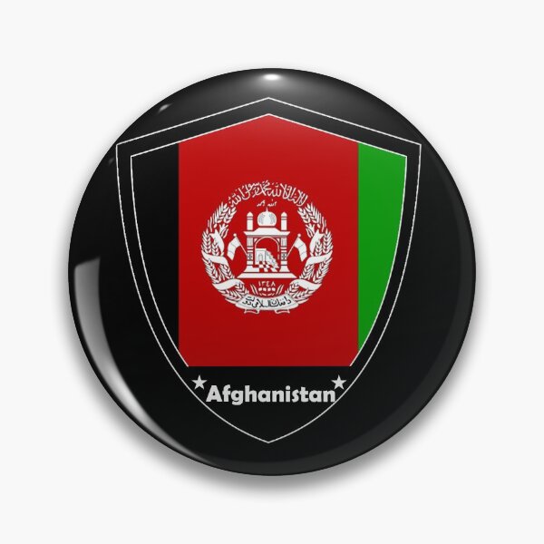 Artikelvorschau, Afghanistan Flaggenabzeichen entworfen und verkauft von Gina-Driada.