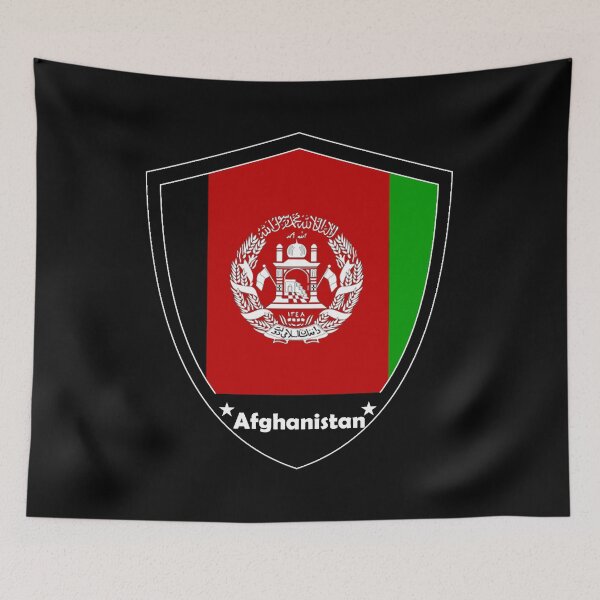 Artikelvorschau, Afghanistan Flaggenabzeichen entworfen und verkauft von Gina-Driada.