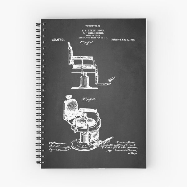 Artikelvorschau, BARBER'S CHAIR PATENT 1910 entworfen und verkauft von Patricia Lintner.