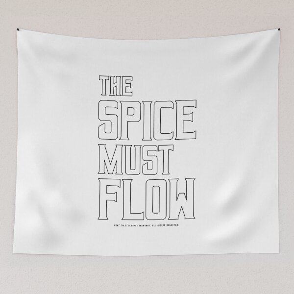 Item preview, Dune - The Spice Must Flow (Outline) - designed and sold by Printerially.